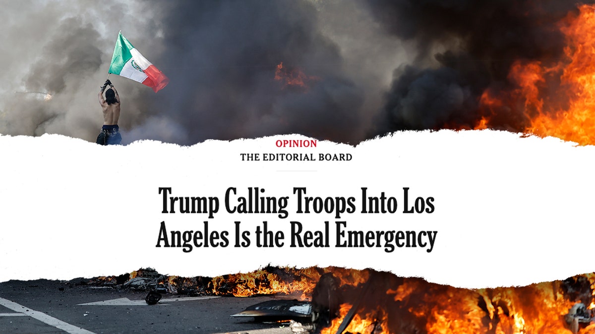 LA riots, New York Times editorial board headline