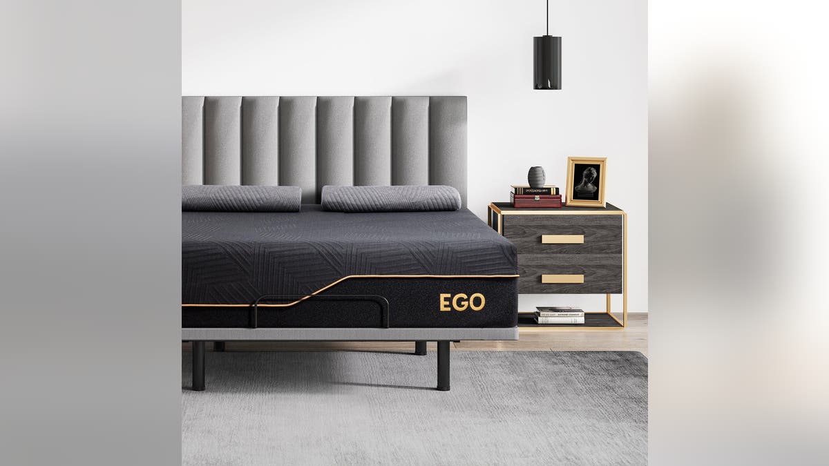 This mattress has a medium-firm firmness level, ideal for heavier sleepers.
