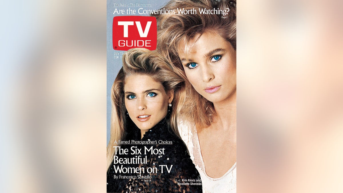 Kim Alexis on the cover of TV guide.