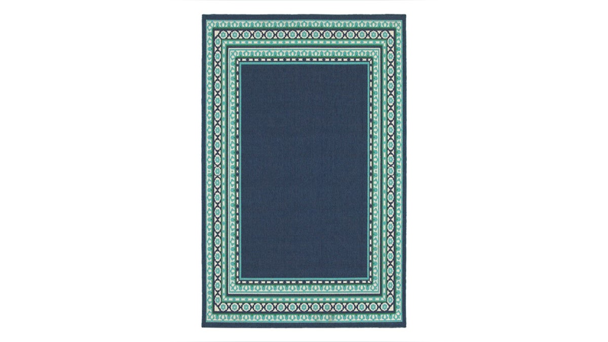 Add this rug to your deck, patio or yard for a pop of color. 