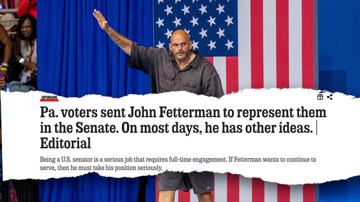 The Philadelphia Inquirer calls retired Fetterman