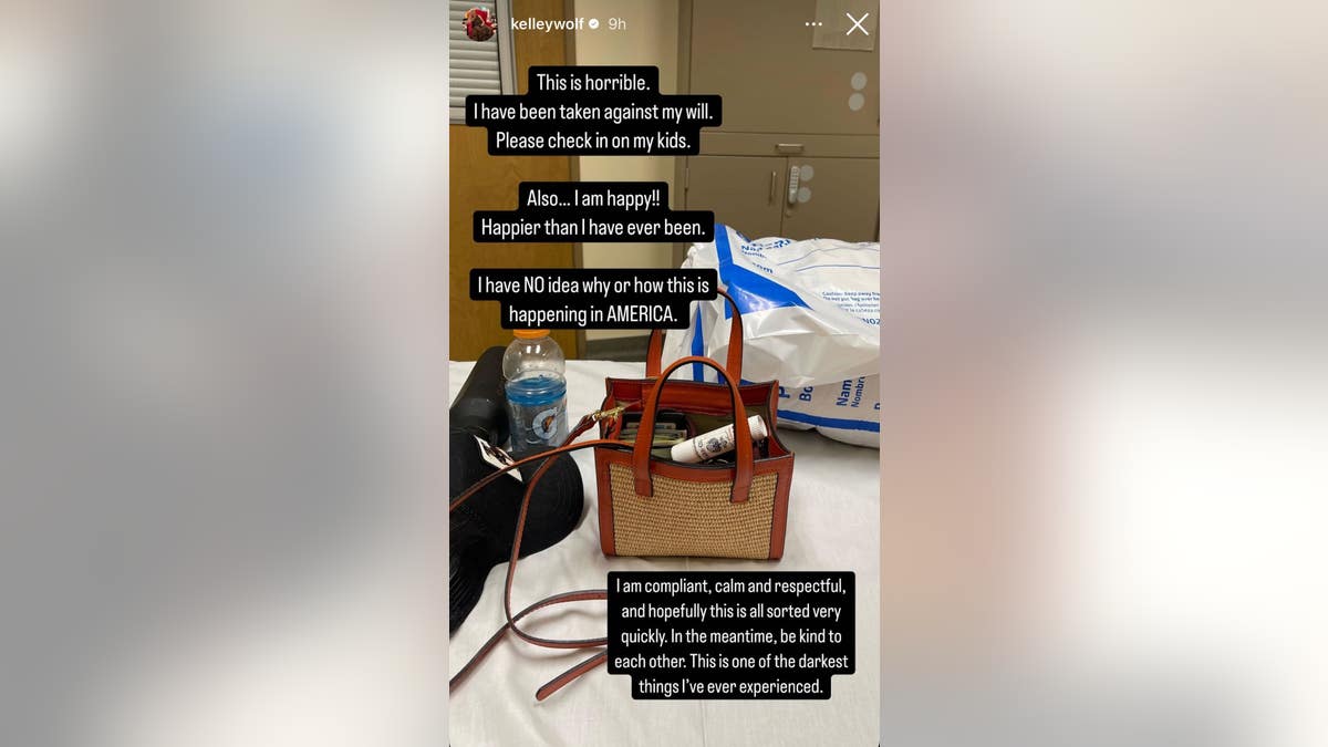 Kelley Wolf's photo features her belongings on a table.
