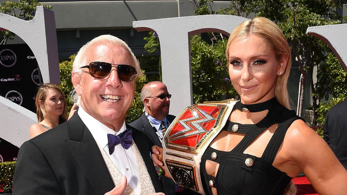 Ric and Charlotte Flair