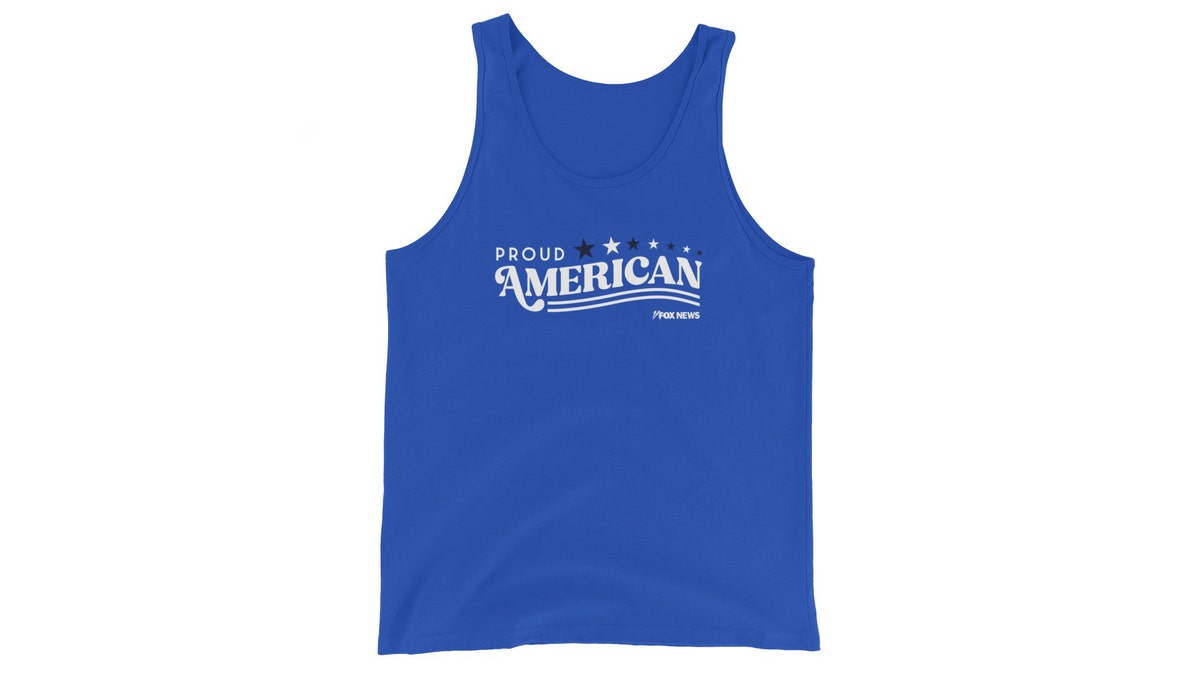 Stay cool and look cool with a patriotic tank top.