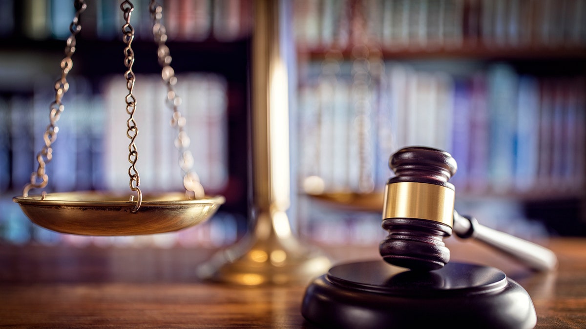 Judge gavel, scales of justice