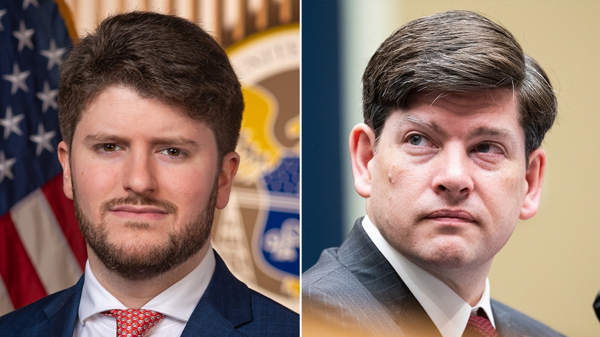 split photo of headshots of Gavin Wax and Nathan Simington