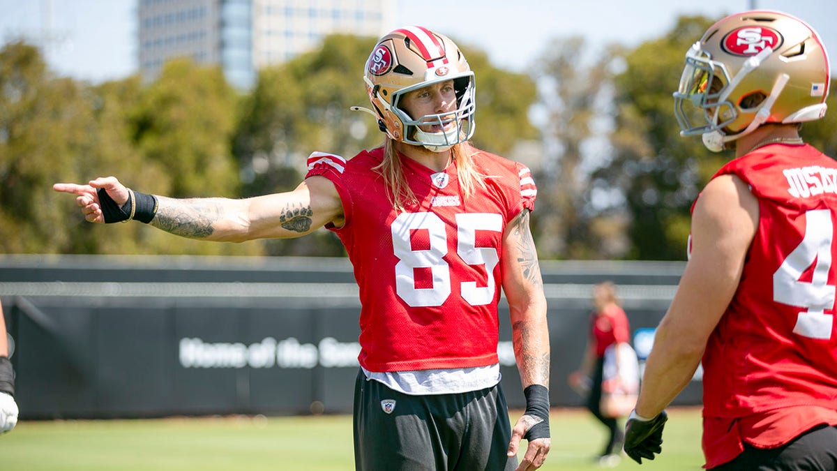 George Kittle and Kyle Juszczyk