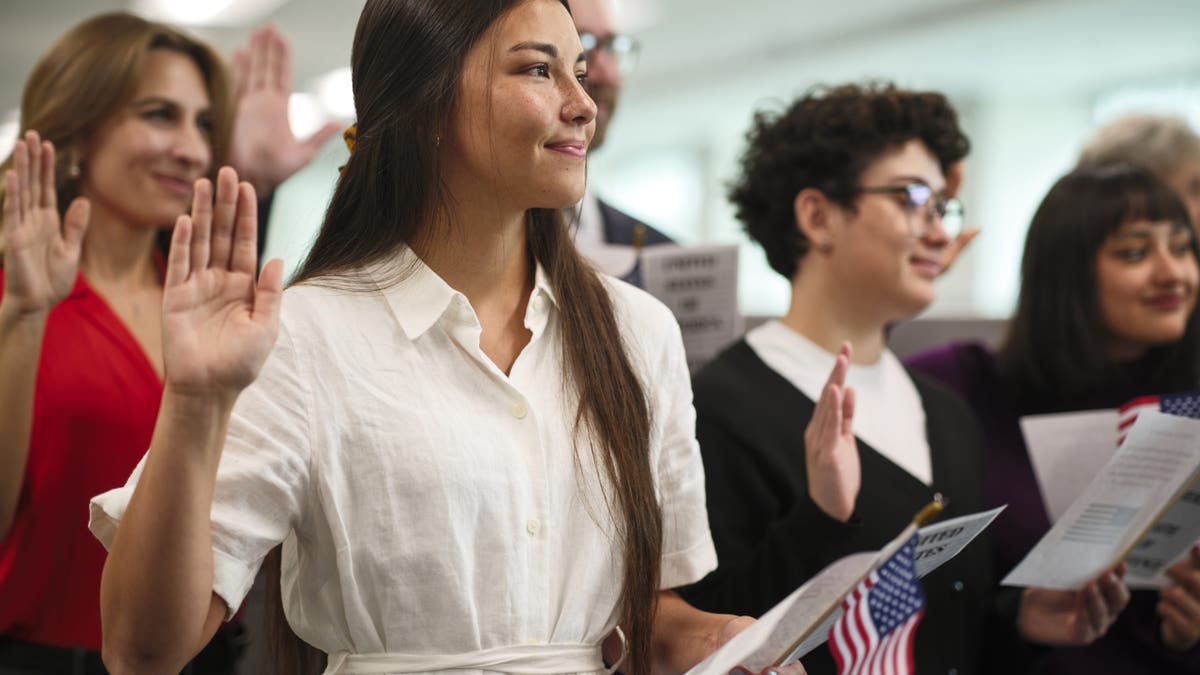 taking the oath of allegiance