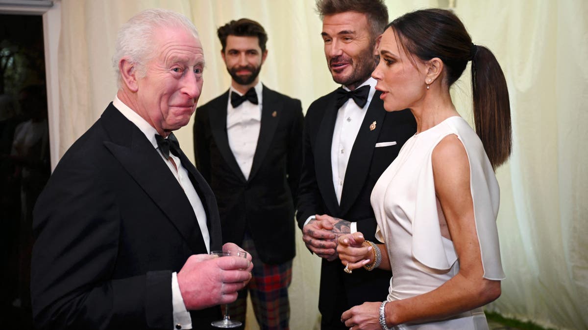 david and victoria beckham with king charles