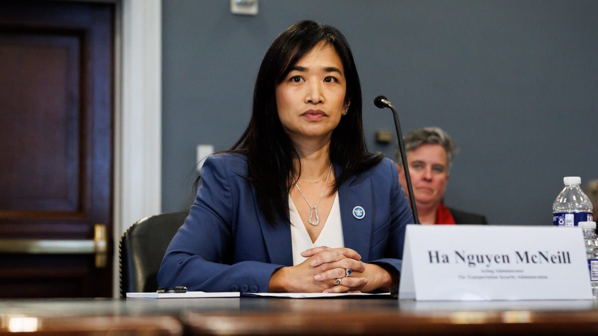 Ha Nguyen McNeill, acting administrator of the Transport Security Agency (TSA) during the House Budget Committee on Homeland Security Hearings in Washington, D.C., on Tuesday, May 20, 2025.