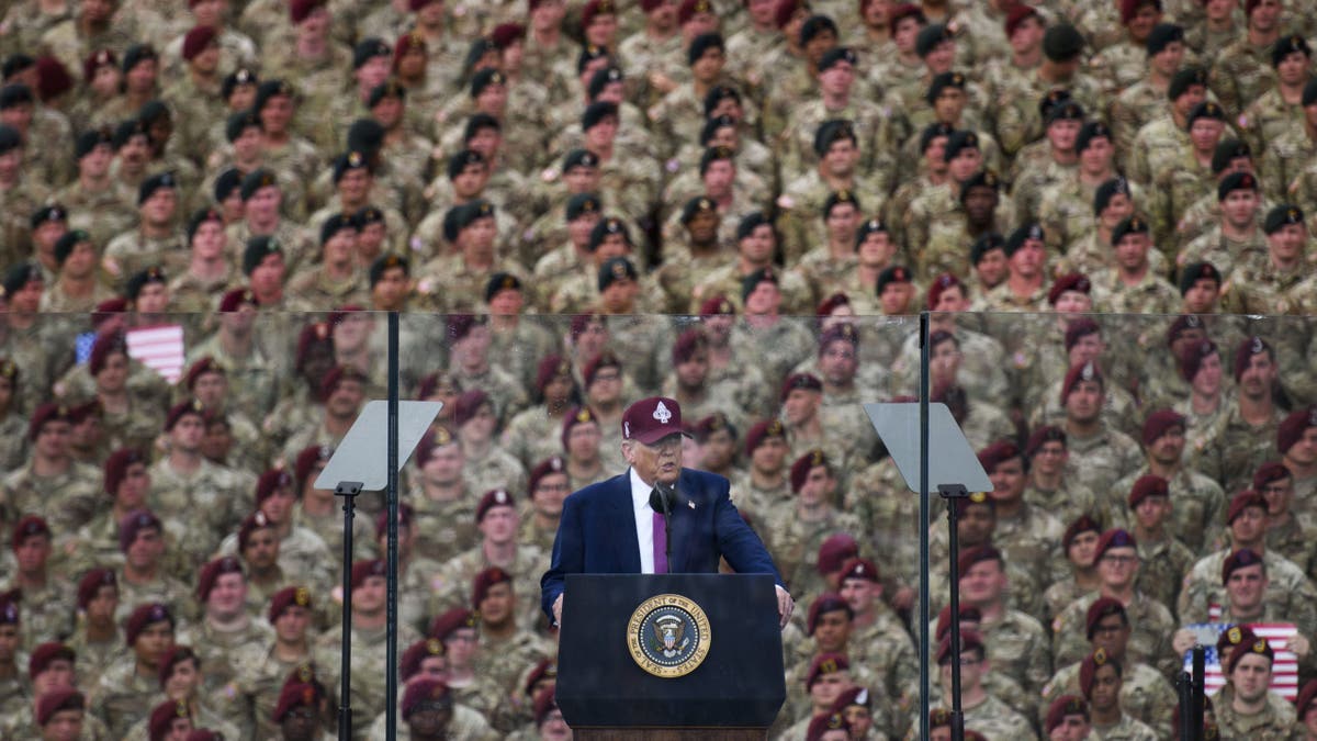 Trump speaks to subject crowd