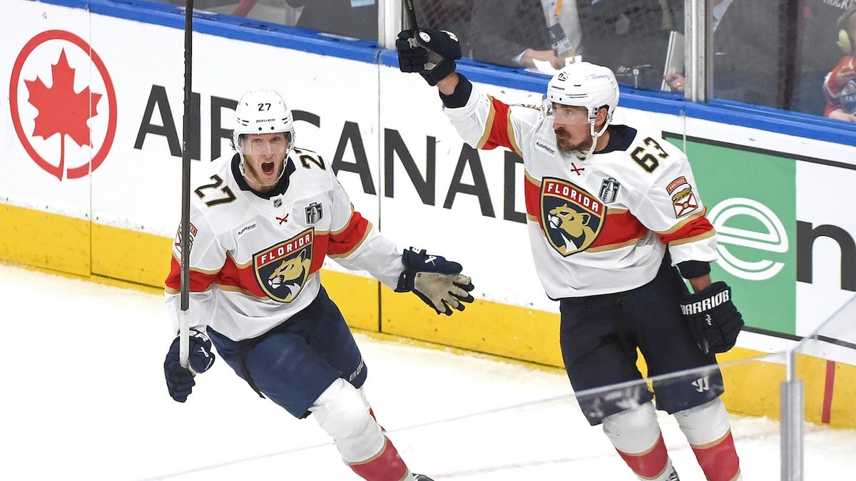 Edmonton Oilers skates against of the Florida Panthers during Game Five of the 2025 Stanley Cup Final at Rogers Place on June 14, 2025 in Edmonton, Alberta, Canada. (Photo by Leila Devlin/Getty Images)