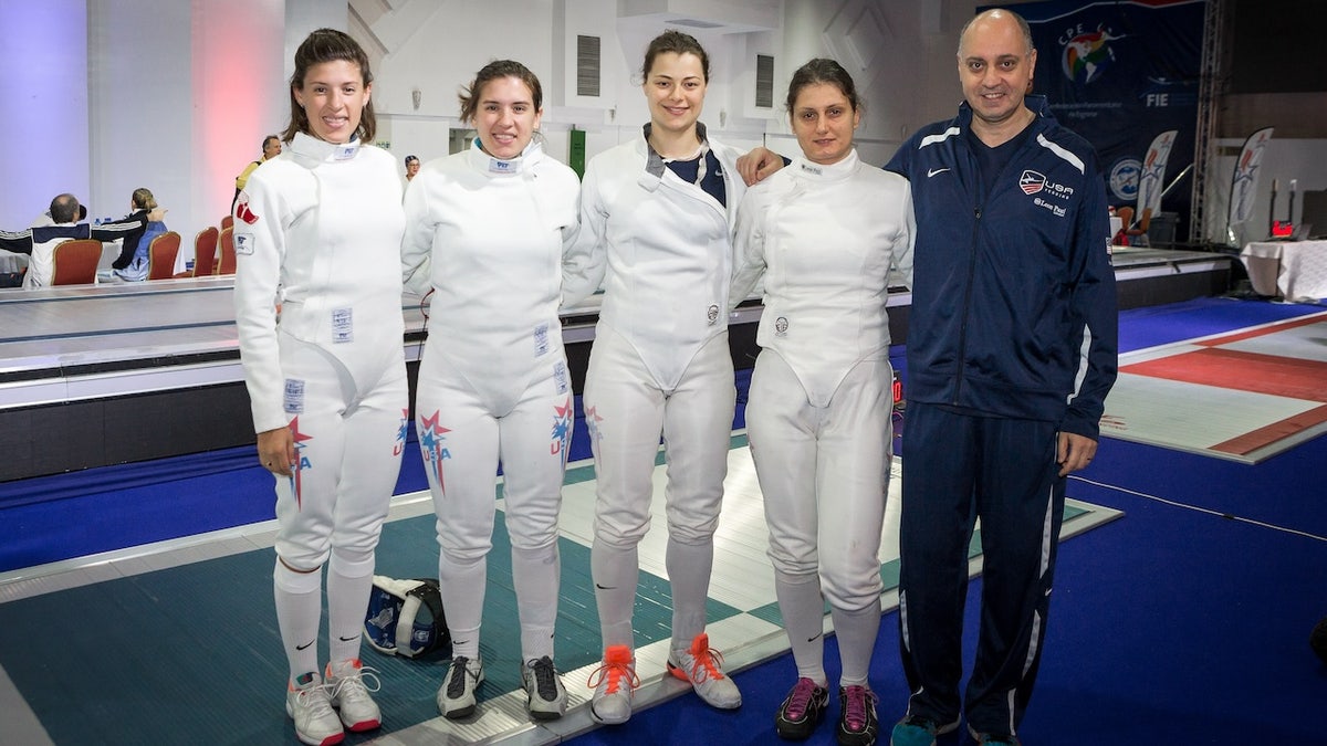 USA women's epee team