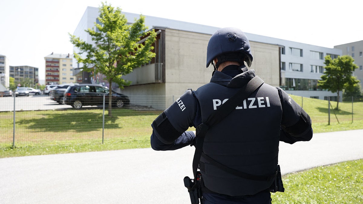 Austrian policeman in Graz