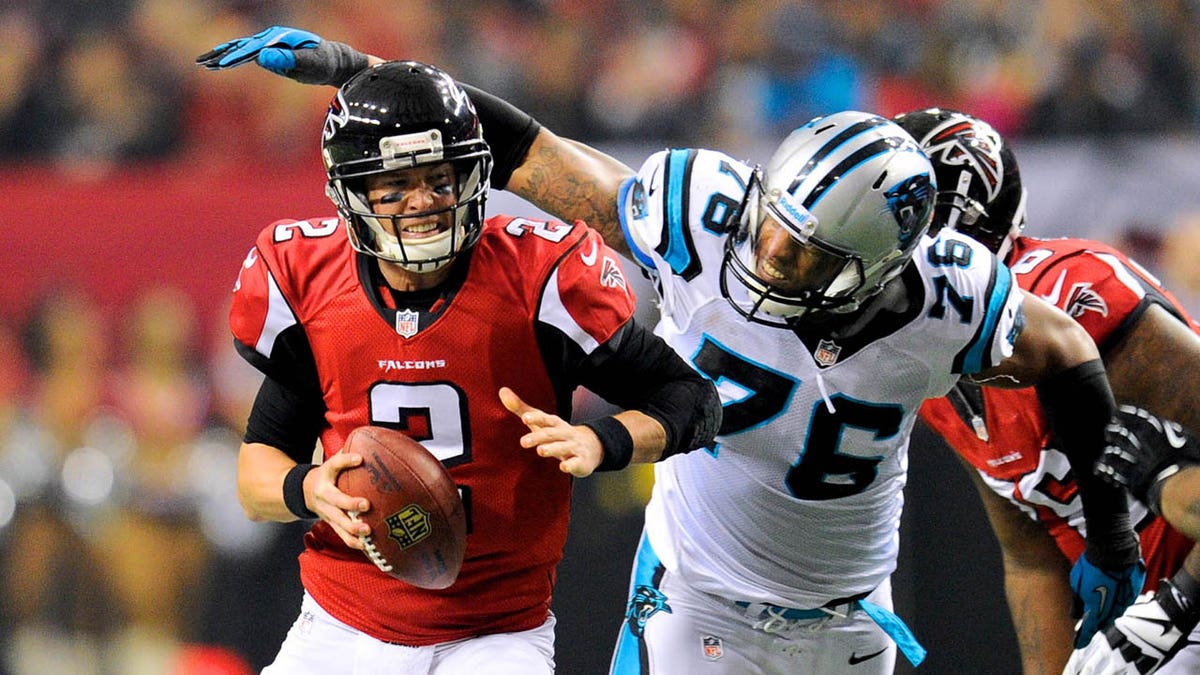 Greg Hardy sacks Matt Ryan