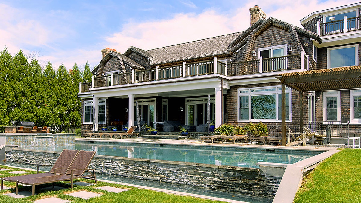 The exterior of a large house featured on "Million Dollar Beach House"