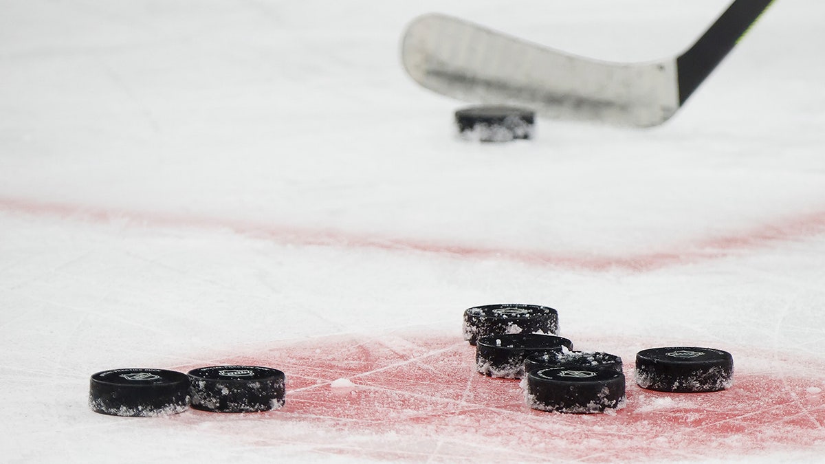 A hockey instrumentality   and pucks