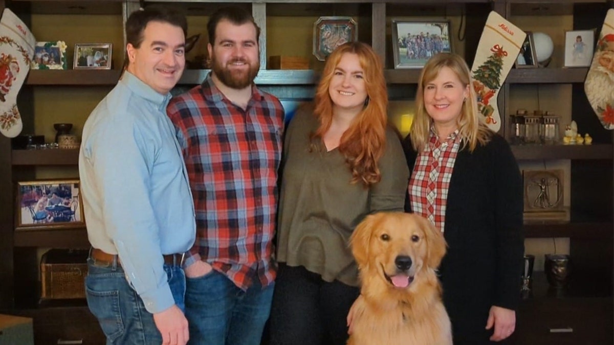Hortman family photo with gilbert