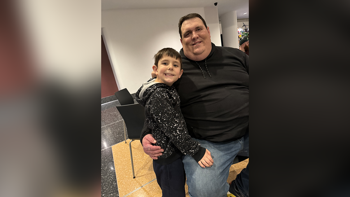 Preston Patton and his father.