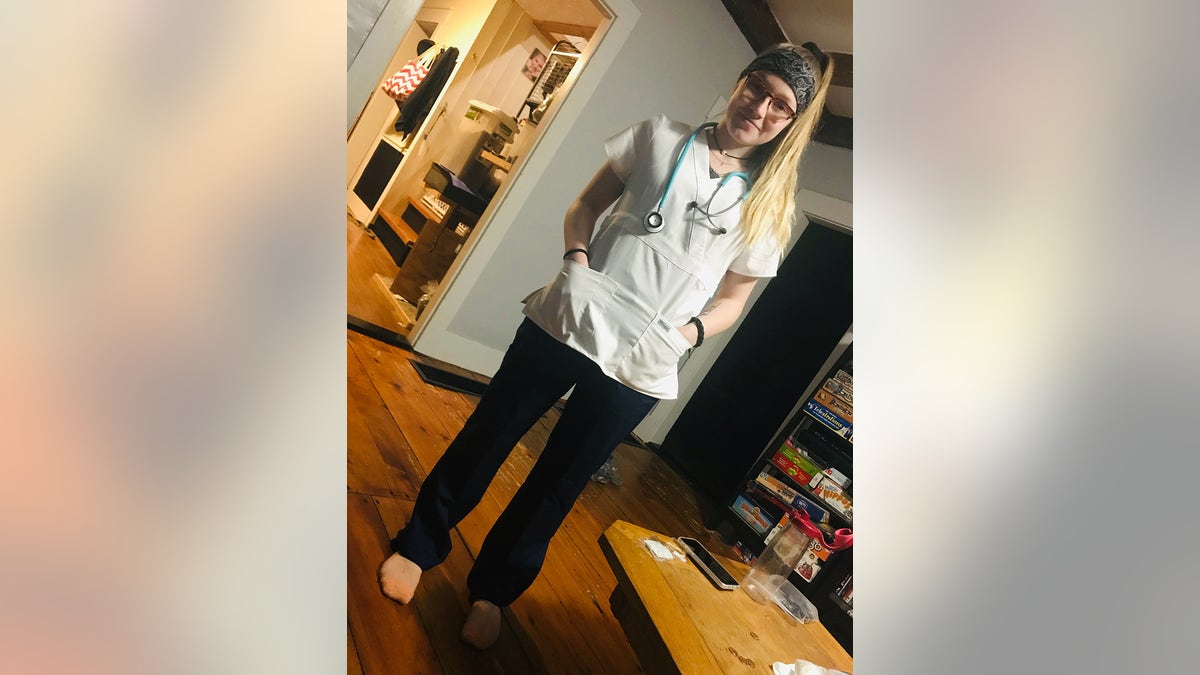 Emily wore Ferlazzo's form of nurse.