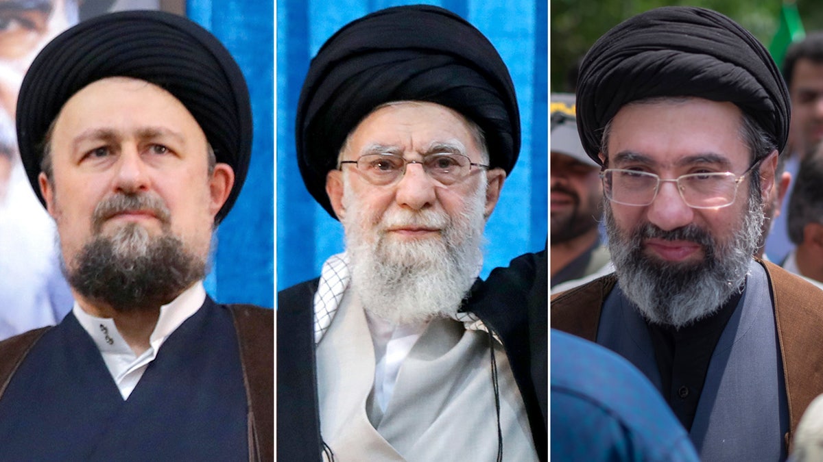 Hassan Khomeini, Ali Khamenei and Mojtaba Khamenei