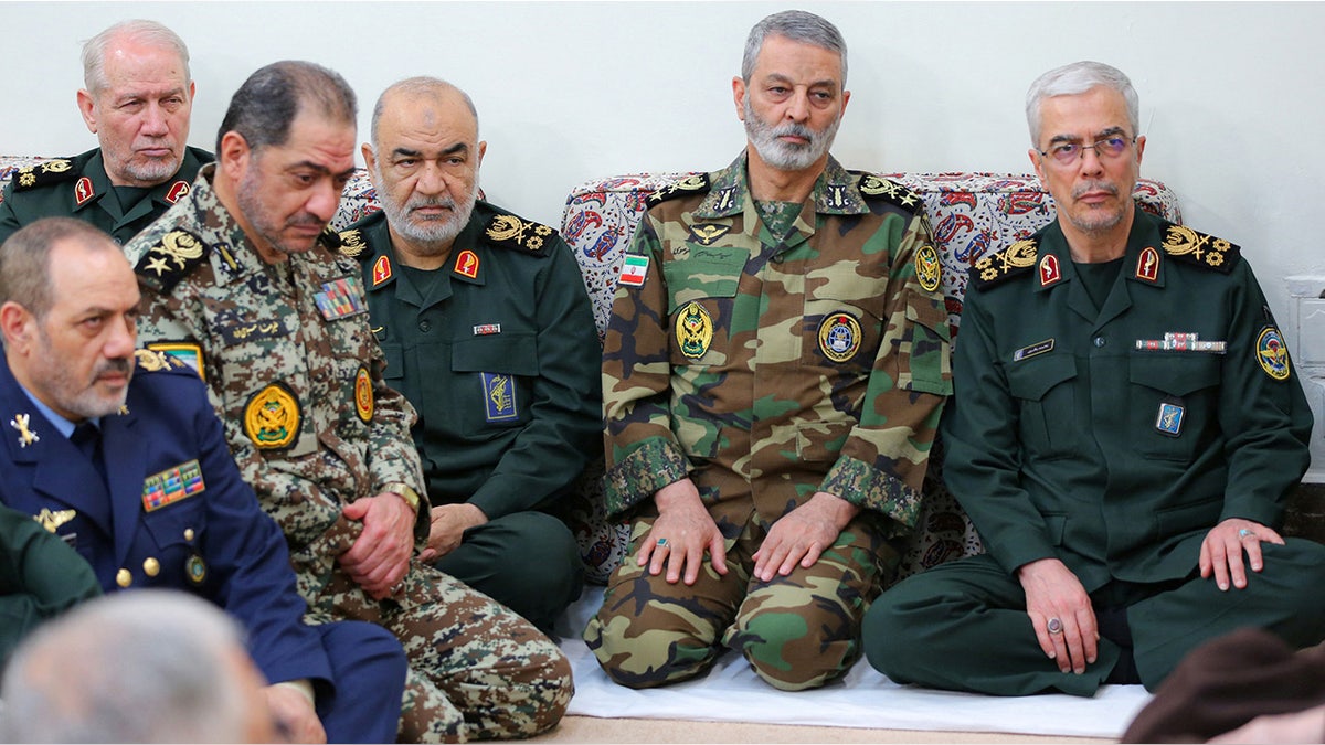 Iran's Salami and Bagheri at meeting in Tehran