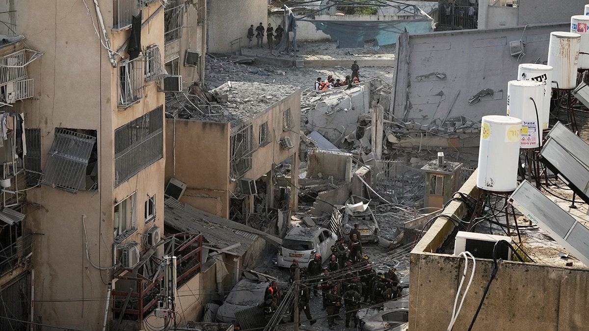 Damage in Israel from Iranian strike