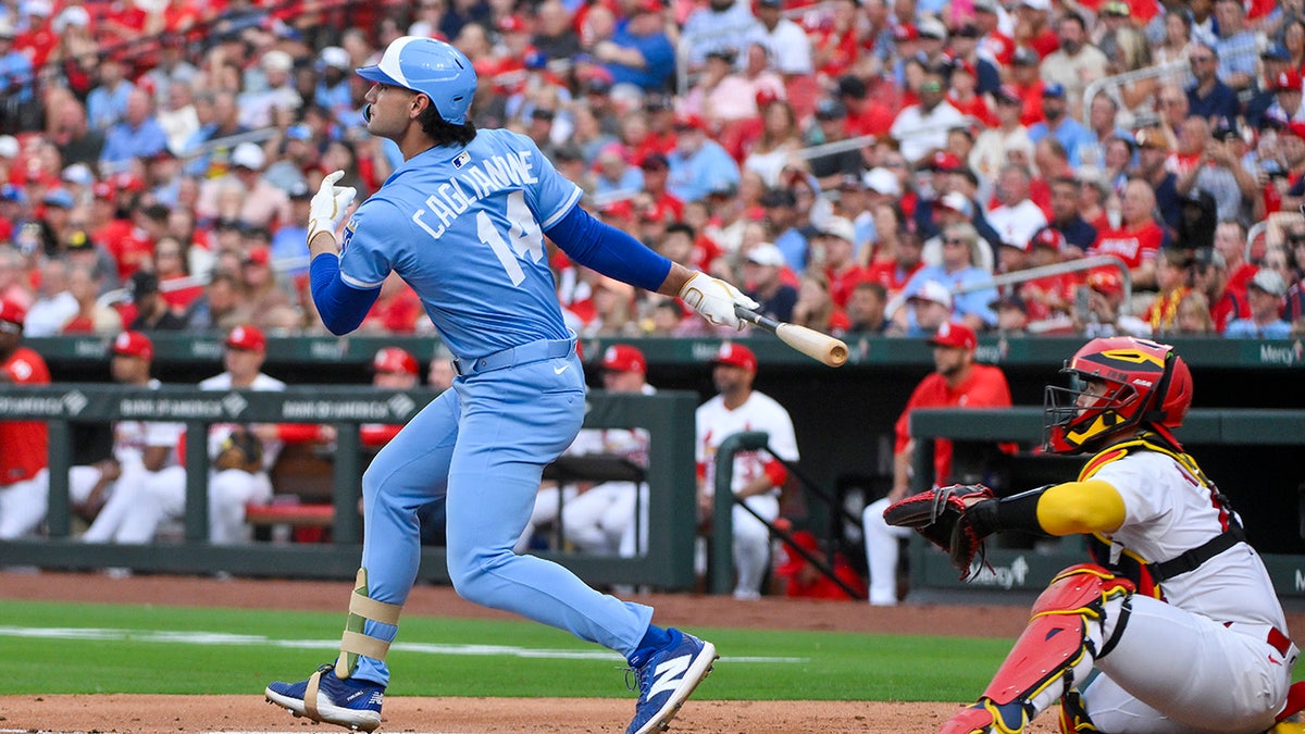 Jac Caglianone swings