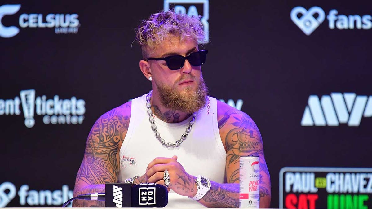 Jake Paul at press conference