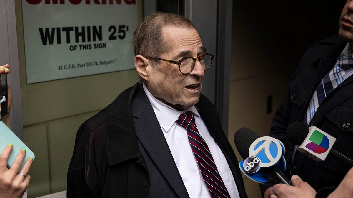 Rep. Jerry Nadler speaks to the press