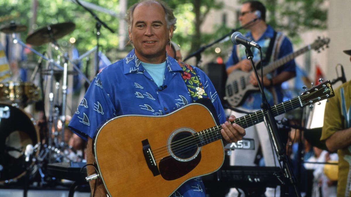 Jimmy Buffett performing