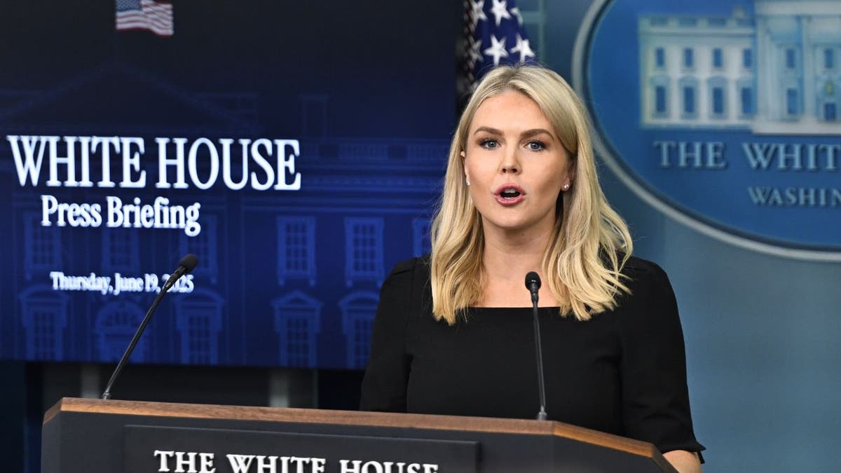 White House Press Secretary Karoline Leavitt spoke.
