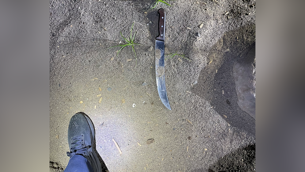 Knife used in Portland, Oregon attack at ICE facility.