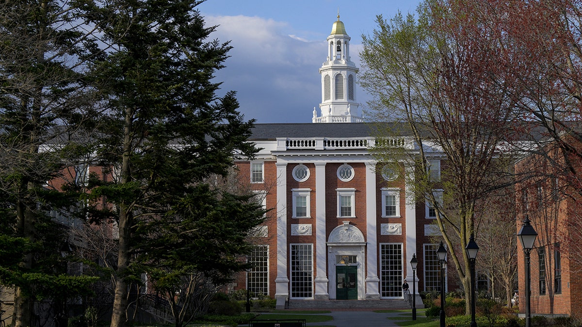 Harvard University's Business School campus buildings in Cambridge Massachusetts