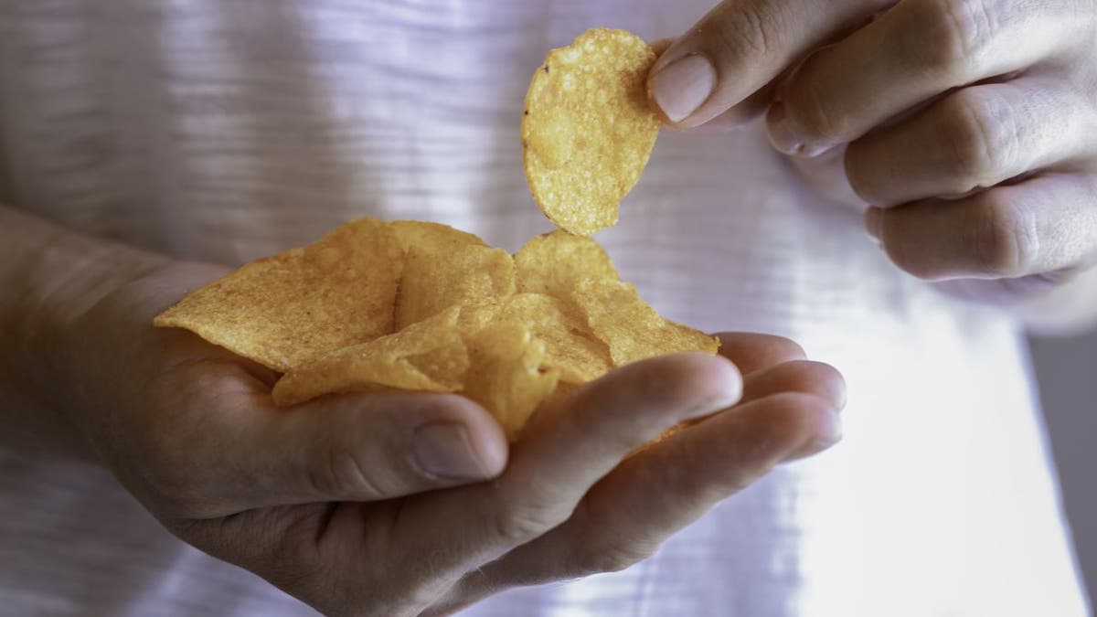 Hand-holding chips