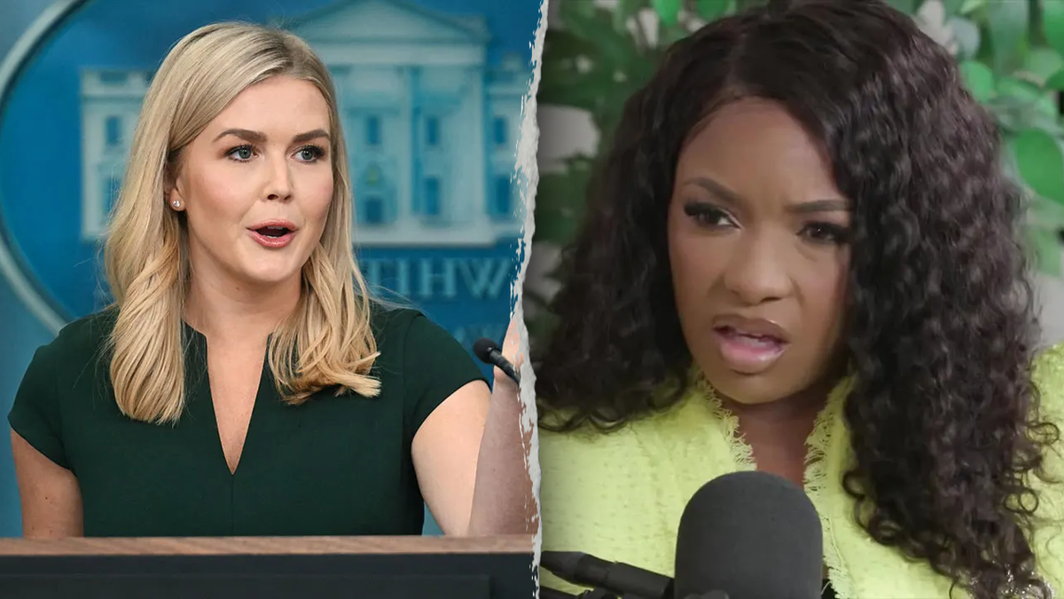 O secretário de imprensa da Casa Branca, Karoline Levit, representante após alegações dos apoiadores do presidente Donald Trump mentalmente. Jasmine Crack, deu um aplauso contra o D-Texus.