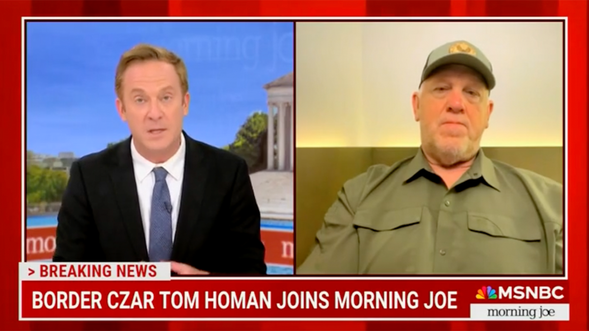American Border Boobs on MSNBC Tom Homan