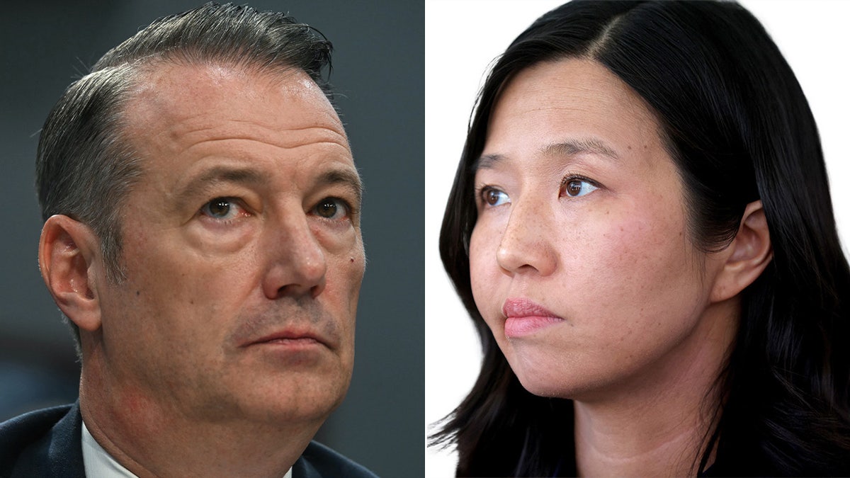 Todd Lyons and Mayor Michelle Wu