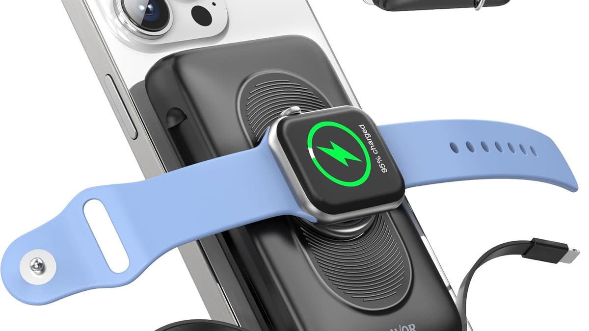This charger can handle five devices at once.