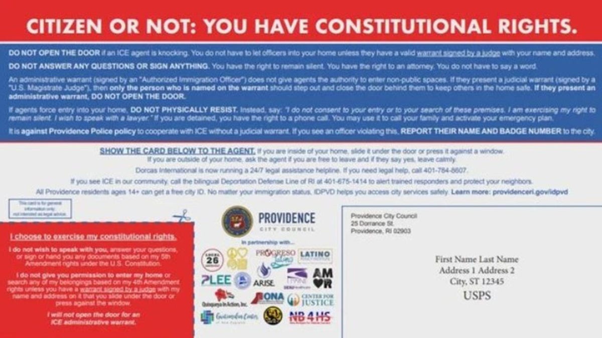 A "Know your Rights" mailer