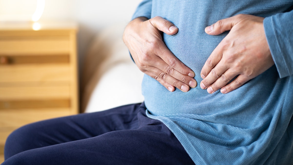 Man belly pain