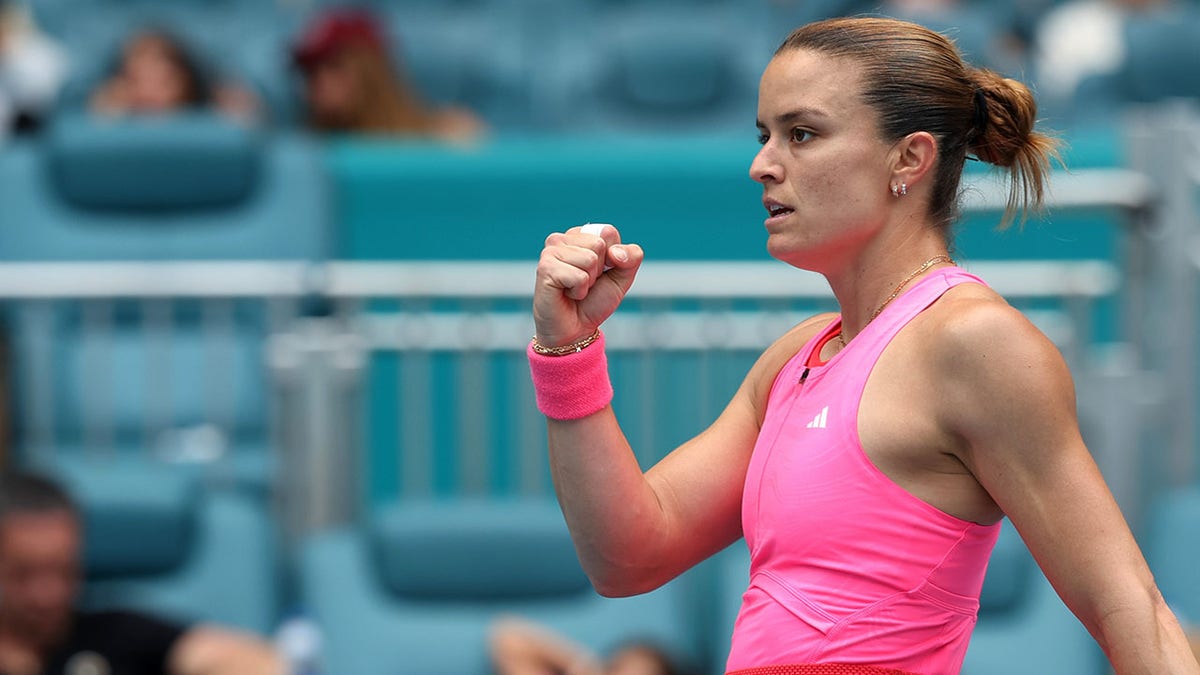 Maria Sakkari successful the Miami Open