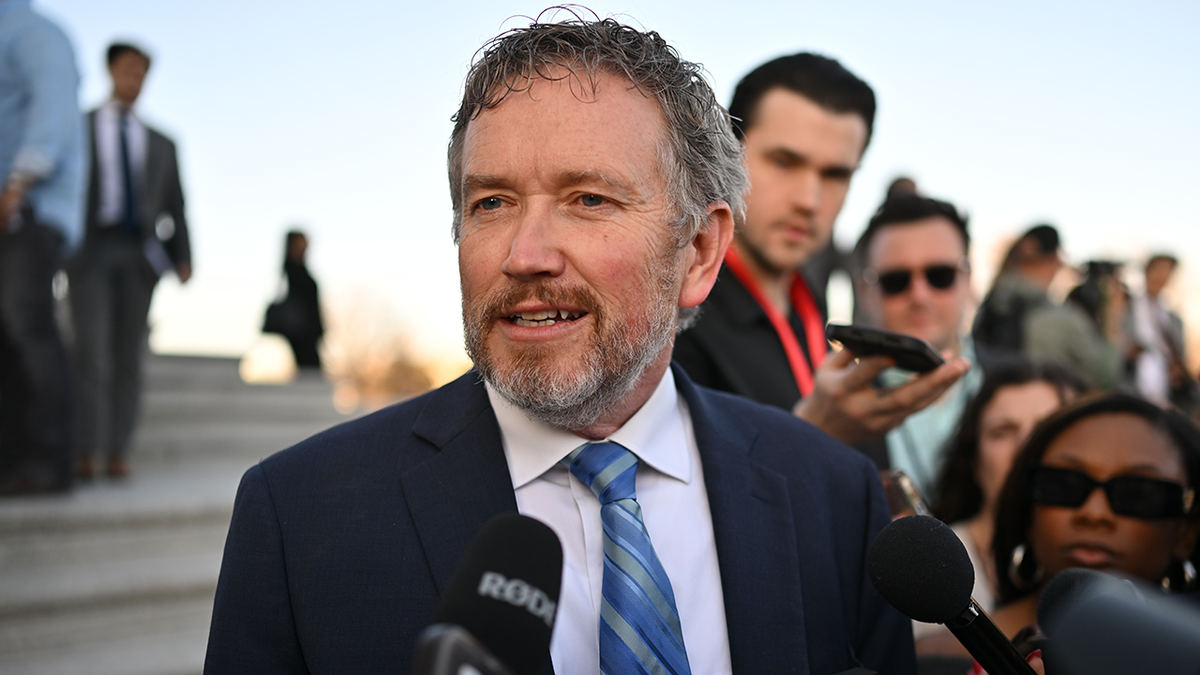massie speaking to reporters