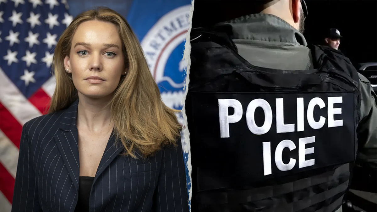 Tricia McLaughlin; ICE cause successful overgarment seen from behind