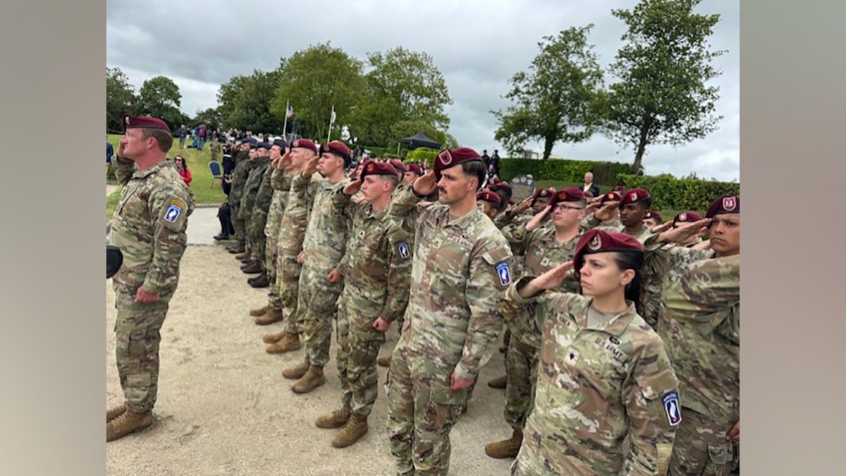 Medal ceremony, June 5 2025, Sainte-Mere-Eglise