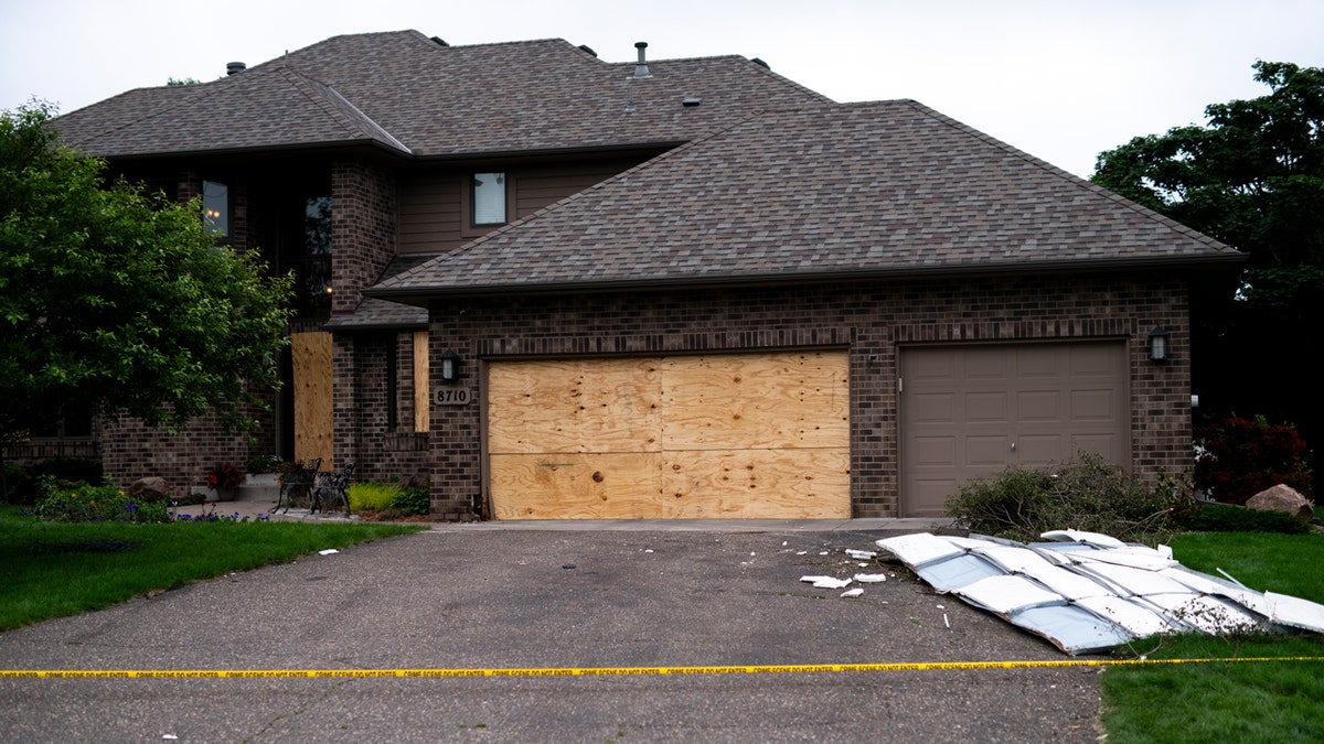 The crime scene in the house of MP Awrai Minnesota Melissa Hortmann