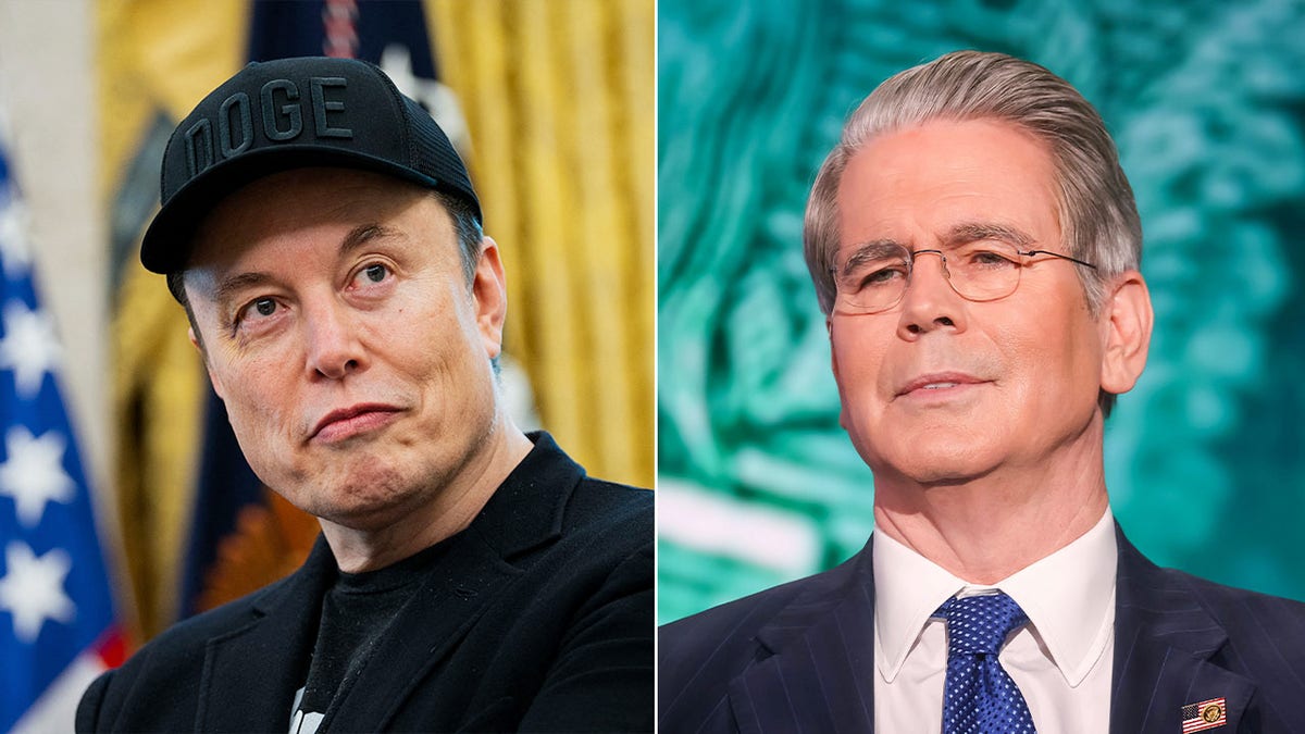 Elon Musk and Scott Bessent