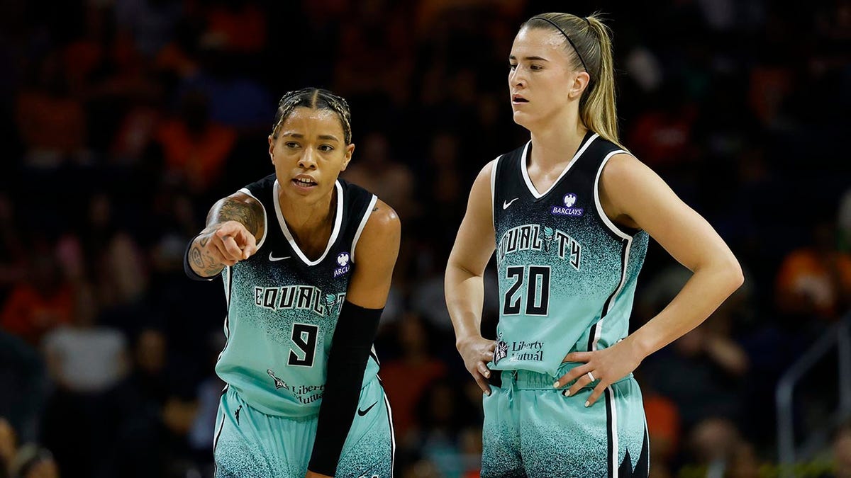 Natasha Cloud and Sabrina Ionescu