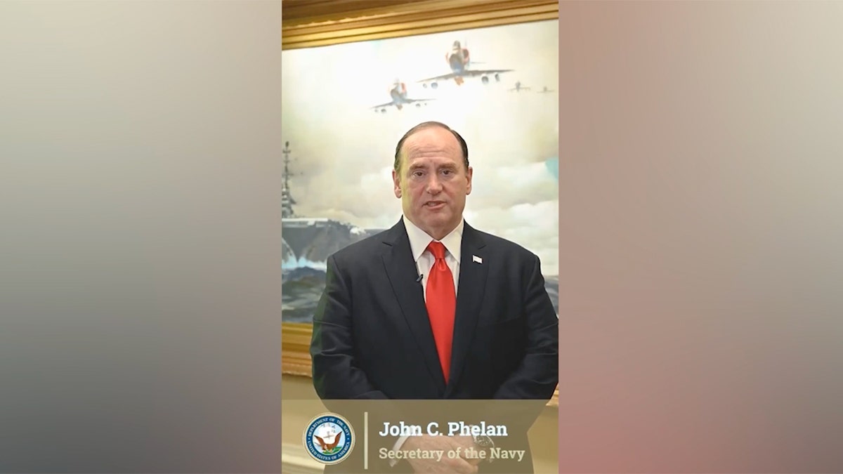 Secretary of nan Navy John Phelan