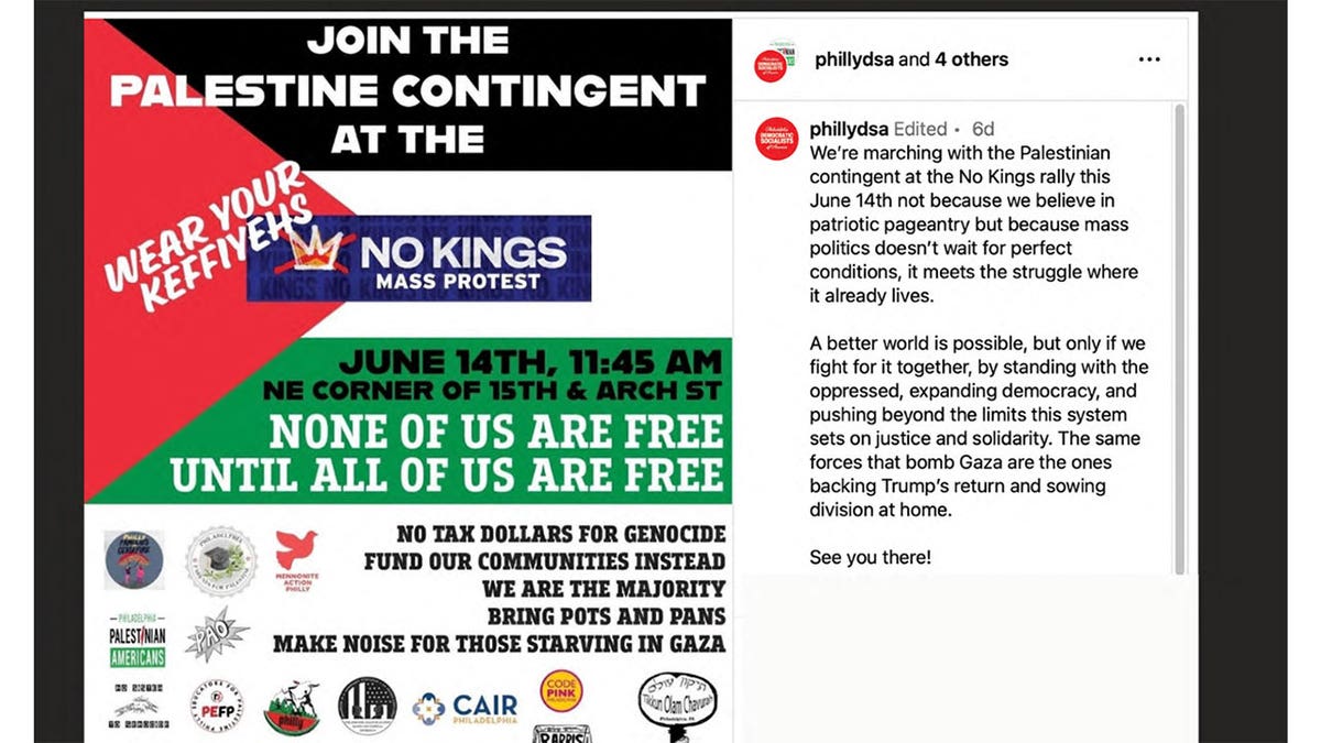 The "Palestine Contingent" took part in the #NoKings rally, turning an anti-Trump event into an anti-Israel demonstration.
